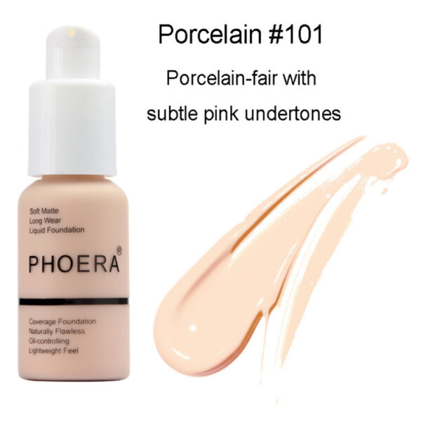 Explosive Press Type Oil Control Natural Color Matte Concealer Foundation Cream - Image 3