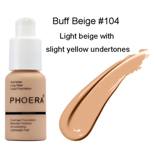 Explosive Press Type Oil Control Natural Color Matte Concealer Foundation Cream - Image 2