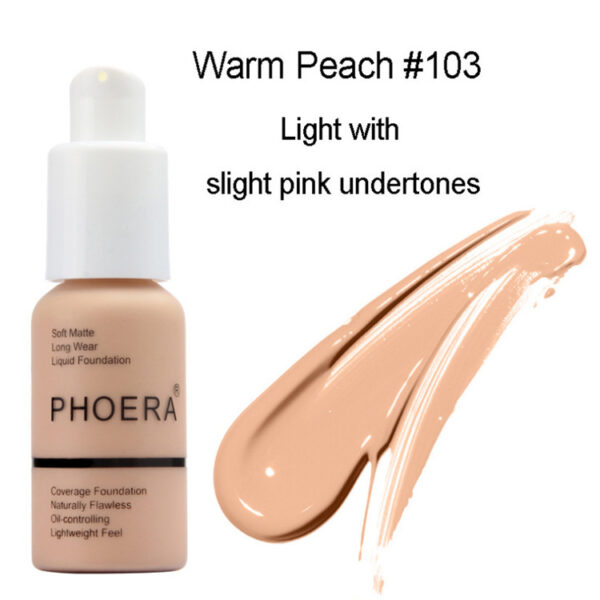Explosive Press Type Oil Control Natural Color Matte Concealer Foundation Cream - Image 5